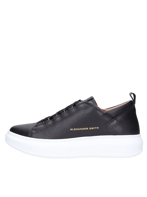 Sneakers in pelle ed ecopelle ALEXANDER SMITH | W1U 84BLK WEMBLEYNERO